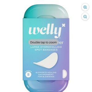 Welly Hydrocolloid Spot Bandages blemishes acne spots large new